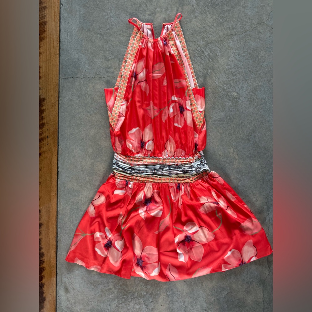 Ramy Brooke Floral Halter Neck Dress - Picture 8 of 13